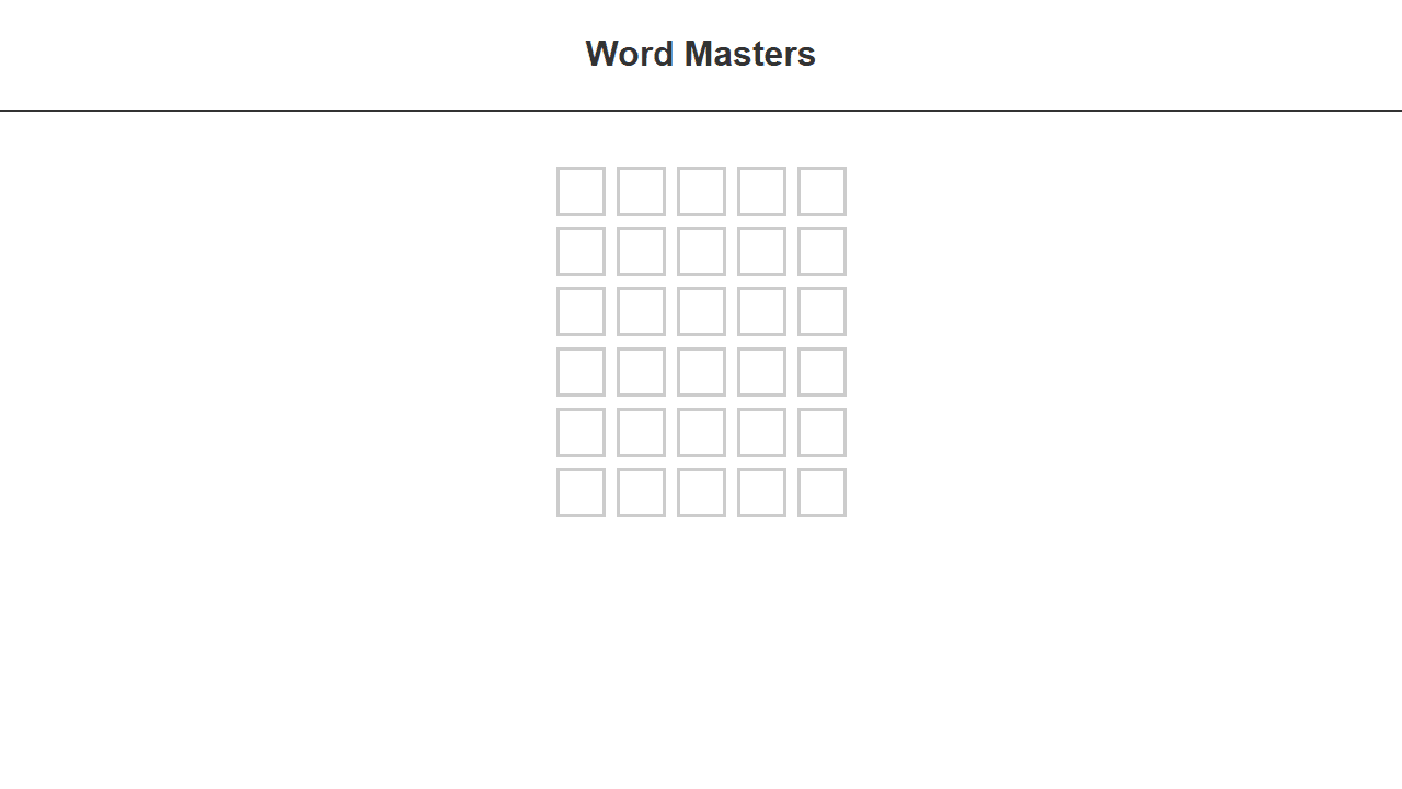 Word Masters